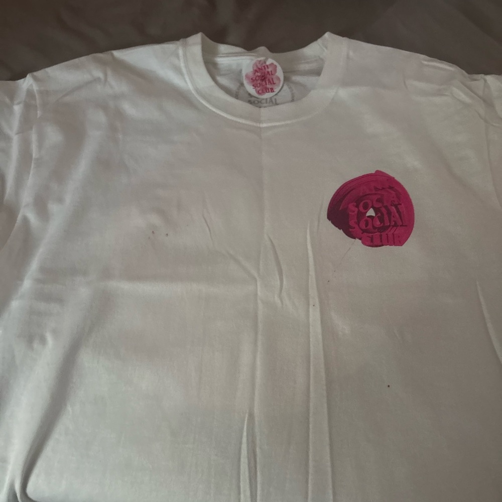 White anti-social club t-shirt - Picture 2 of 2